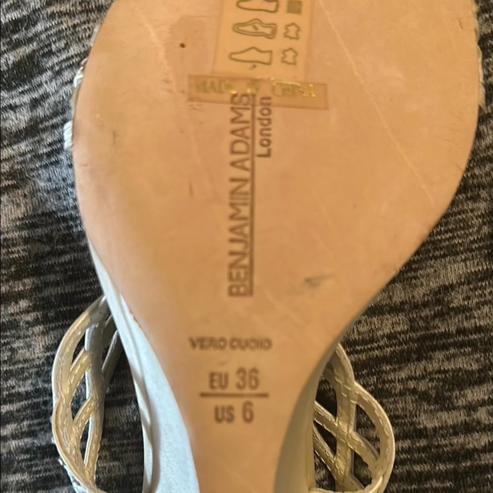 Benjamin Adams London
Womens Ivory Wedding
Open Toe Strappy Heels Size US6 EU36 - Picture 2 of 8